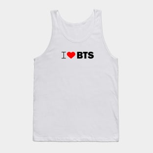 i love BTS, I love Bangtan Boys Tank Top